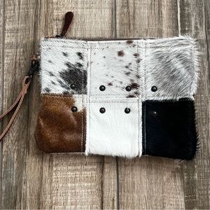 Brand New Myra Hair On Clutch / Wristlet